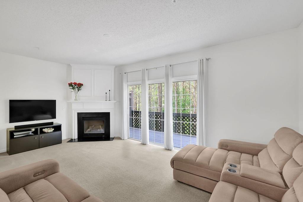 215 Riverstone Commons Circle Canton, GA 30114 - Photo 15 of 36 a living room with furniture a flat screen tv and a fireplace