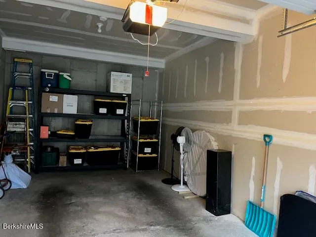 a view of storage and utility room