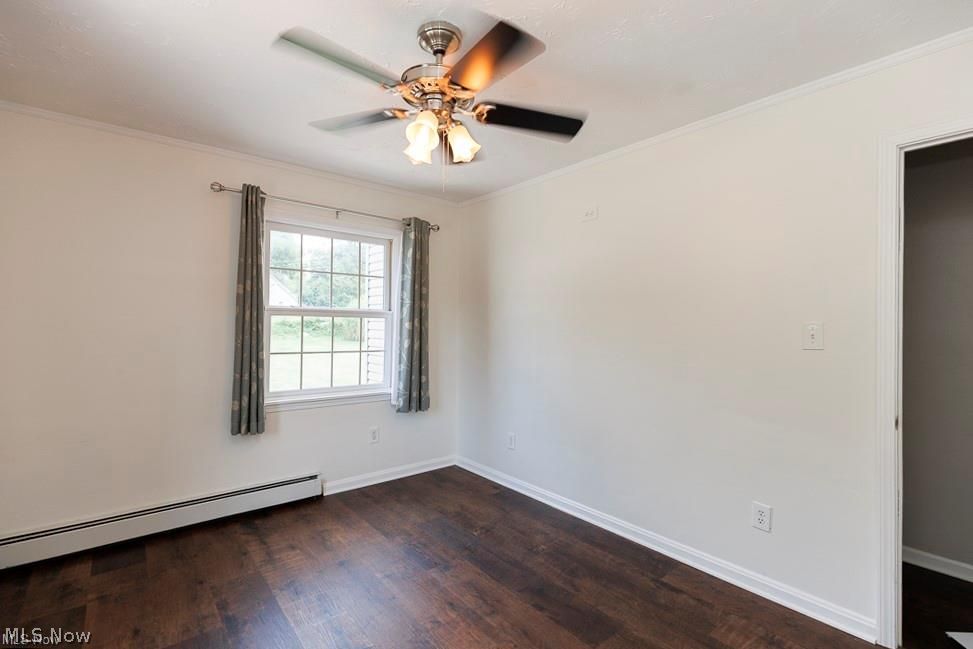 32618 Detroit Road Avon, OH 44011 - Photo 24 of 40 Wood-finish flooring, white walls, and a ceiling fan with integrated lighting