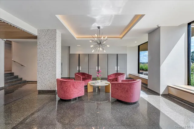 a view of a city with ocean view