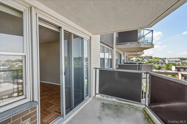a view of a refrigerator in the kitchen