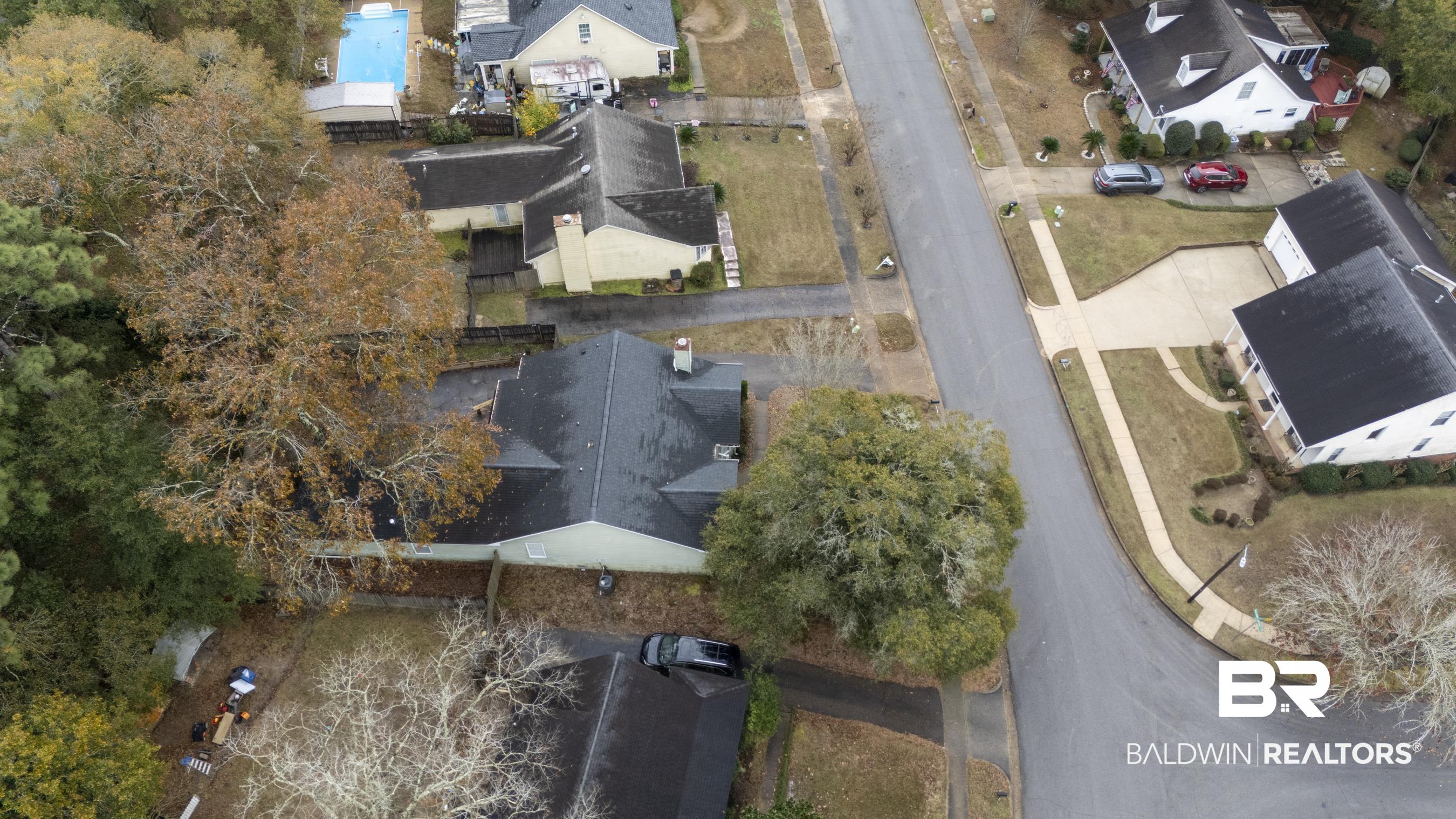 3101 Autumn Ridge Drive West Mobile, AL 36695 - Photo 35 of 36 Aerial view of property and surrounding area with nearby suburban area