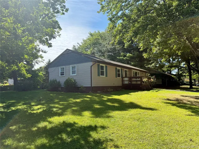 a backyard of a house