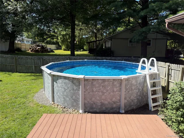 a view of outdoor space with seating area