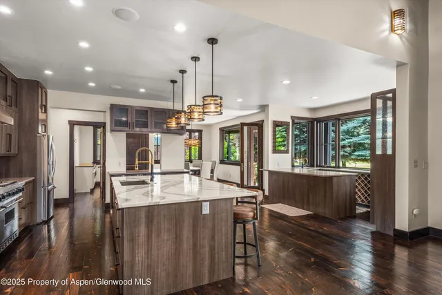 a bathroom with a mirror