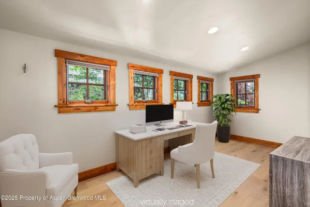 a view of lake and mountain