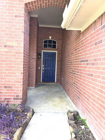 a view of front door of house
