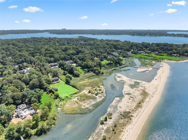 a view of city and ocean