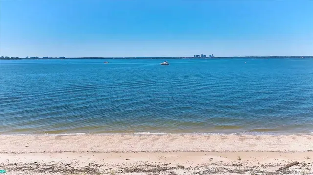 a view of an ocean beach