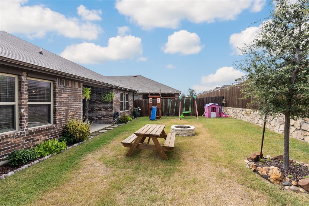 173 Seabiscuit Road Caddo Mills, TX 75135 - Photo 28 of 40 a swimming pool with outdoor seating yard and barbeque oven