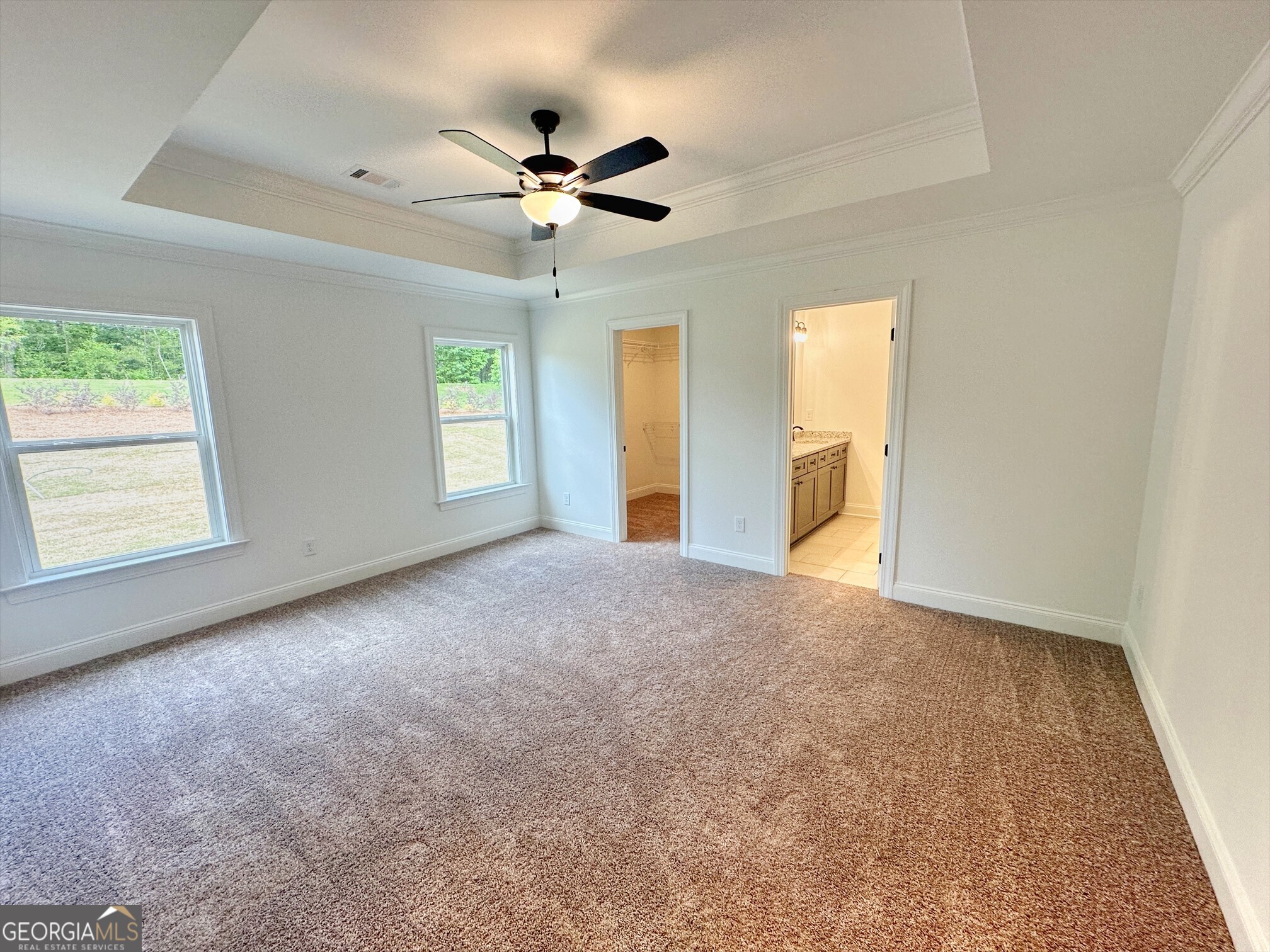 11 River's Edge Lane Franklin, GA 30217 - Photo 9 of 25 a view of an empty room with a window