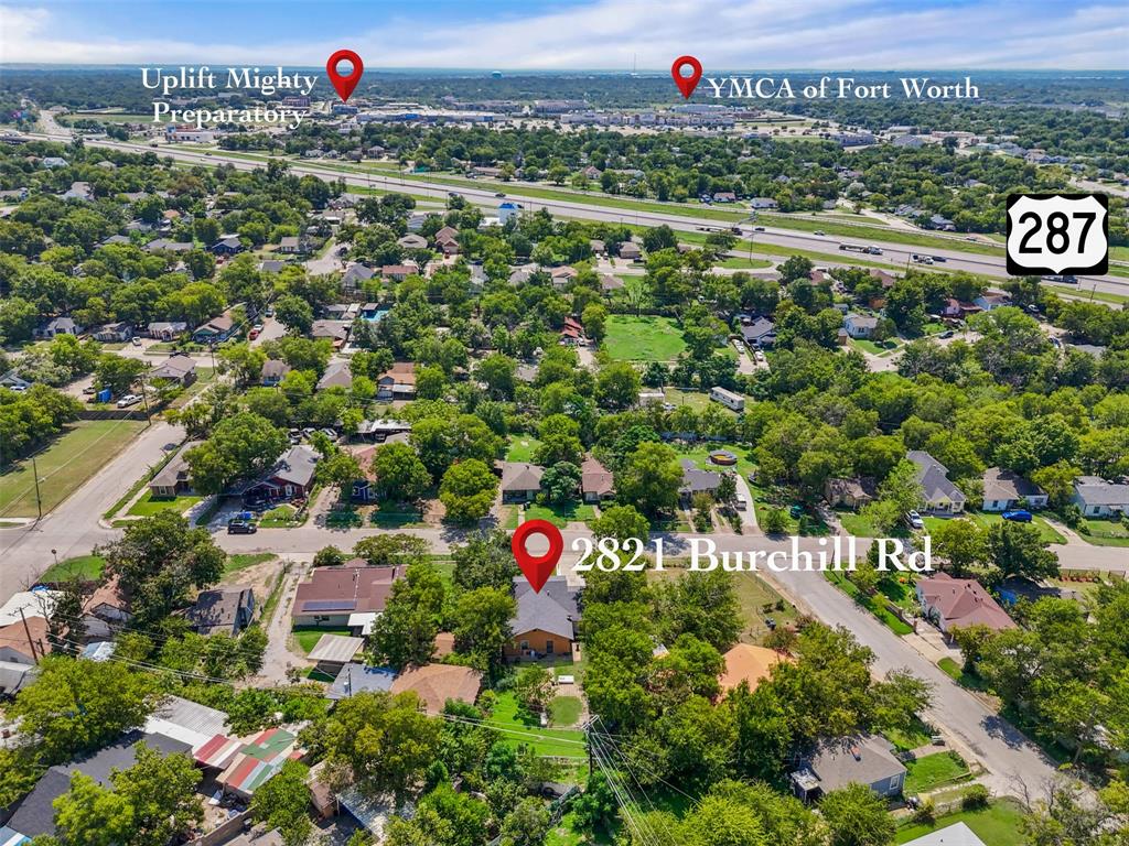 2821 Burchill Road South Fort Worth, TX 76105 - Photo 29 of 33 Aerial perspective of suburban area