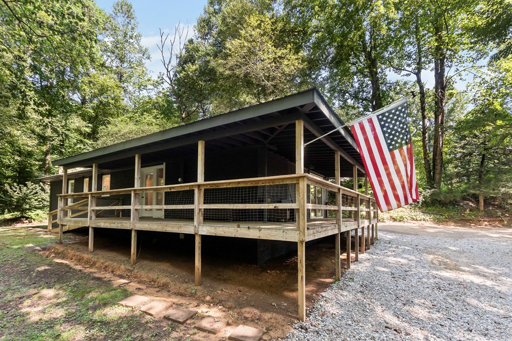 123 Quarry Road Andrews, NC 28901 - Photo 42 of 51 a view of a house with a yard and wooden fence