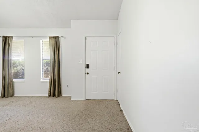 a view of an empty room