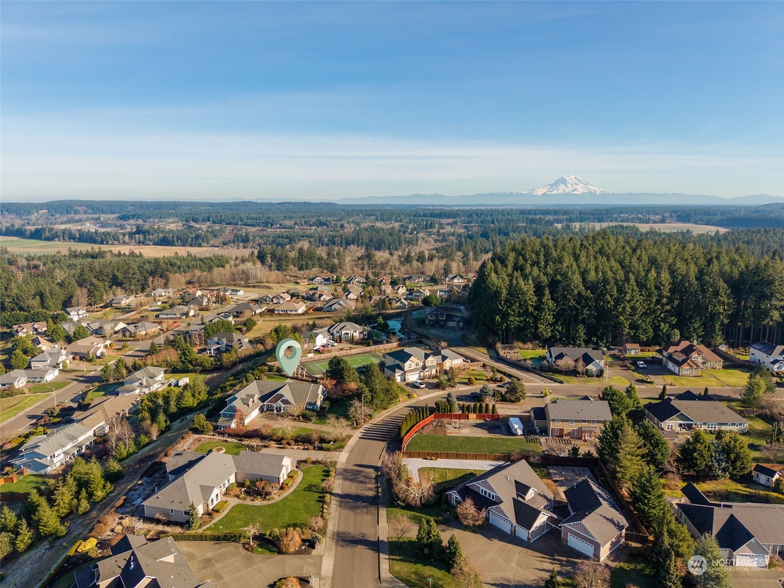 9306 Milburn Loop Southeast Olympia, WA 98513 - Photo 32 of 40 an aerial view of a city