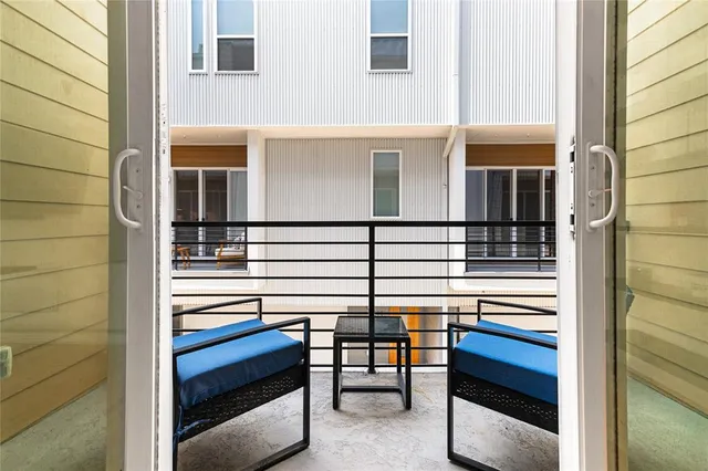 a view of outdoor seating