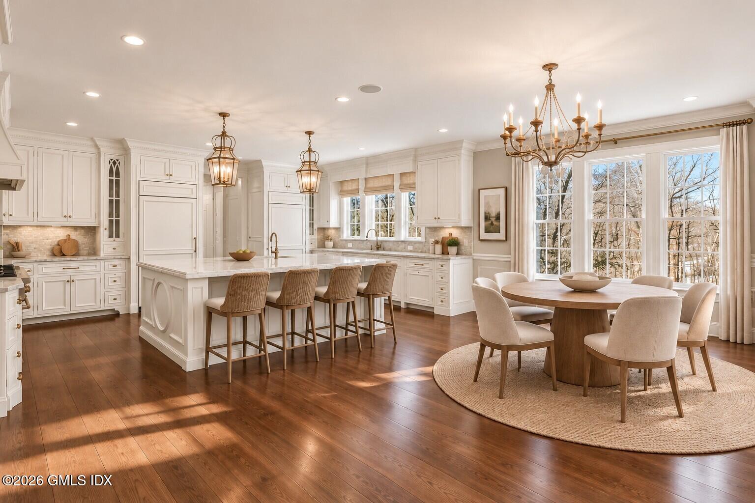 386 Westover Road Stamford, CT 06902 - Photo 7 of 23 gourmet kitchen with breakfast area stag