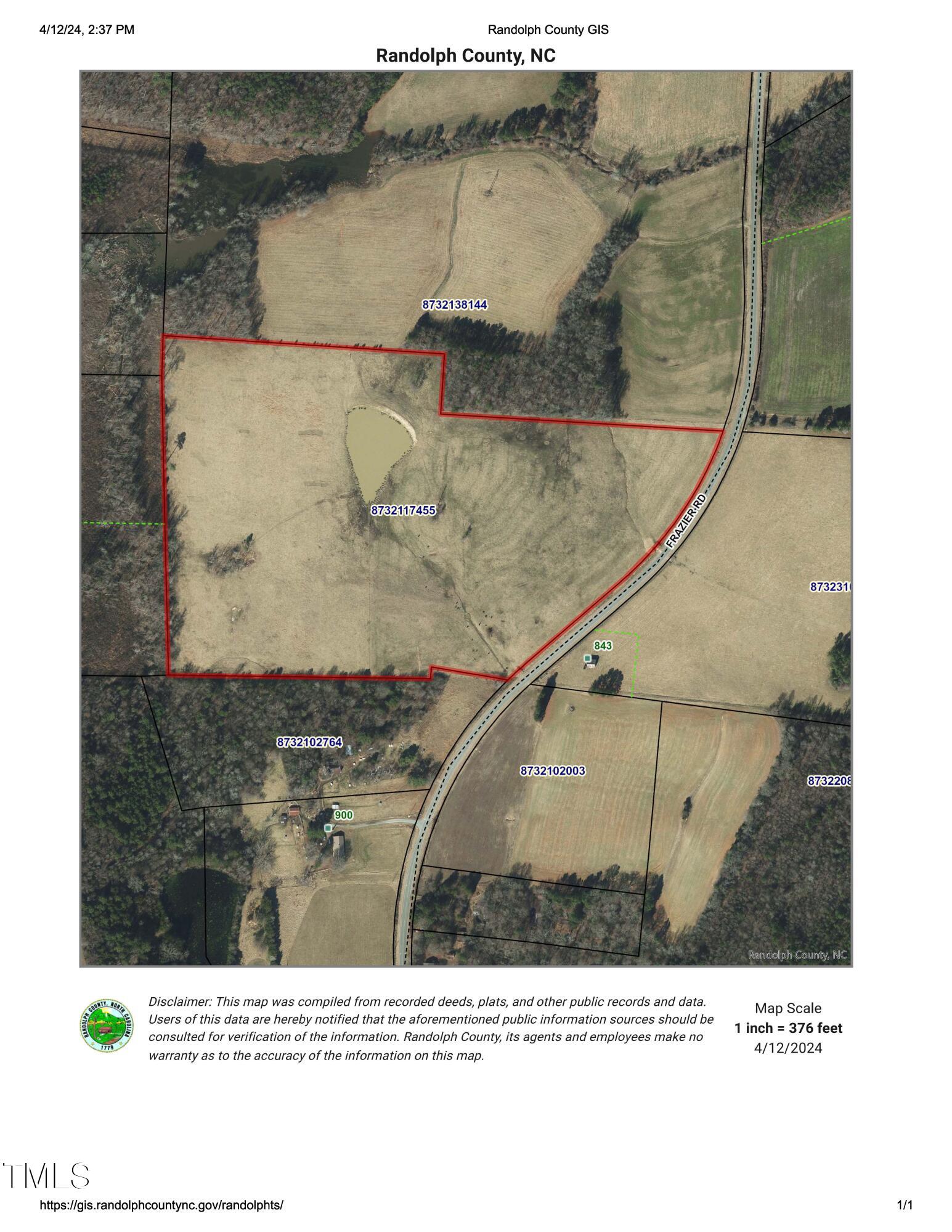 Tbd Frazier Road Ramseur, NC 27316 - Photo 6 of 7 Aerial