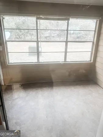 a view of a window in a room