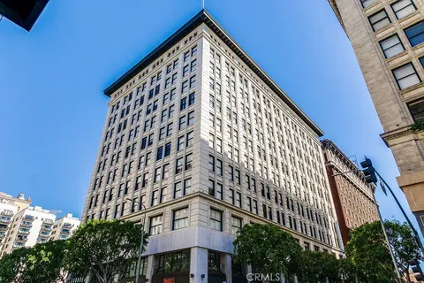 a front view of a building