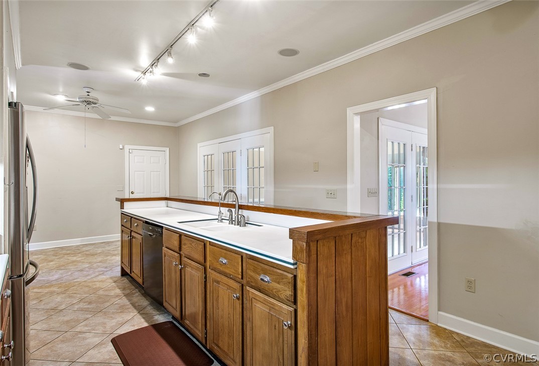 4019 Belspring Road Chester, VA 23831 - Photo 15 of 46 a bathroom with a granite countertop sink mirror and double