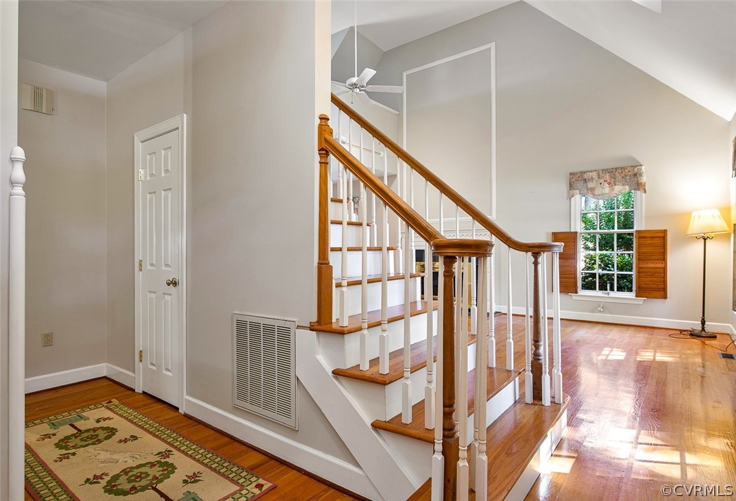 4019 Belspring Road Chester, VA 23831 - Photo 5 of 46 a view of an entryway with wooden floor
