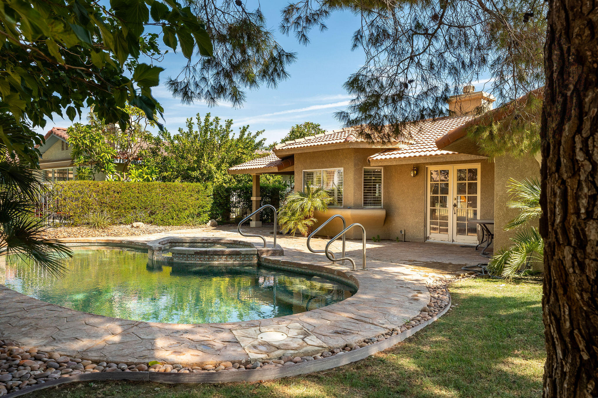 82151 Hanson Drive Indio, CA 92201 - Photo 33 of 38 a view of a house with swimming pool