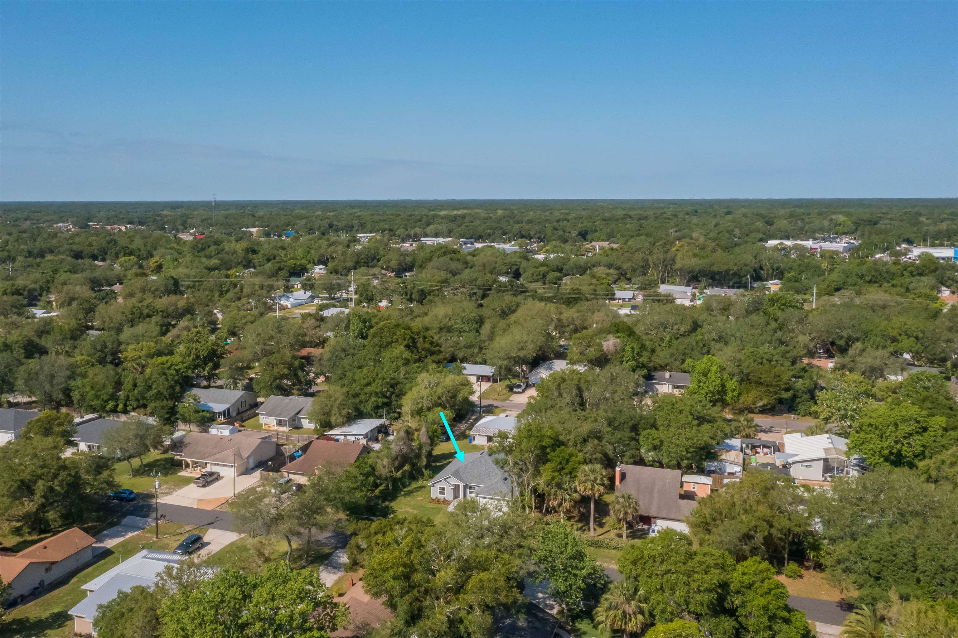 1130 Prince Road St. Augustine, FL 32086 - Photo 48 of 48 an aerial view of residential houses with outdoor space and trees
