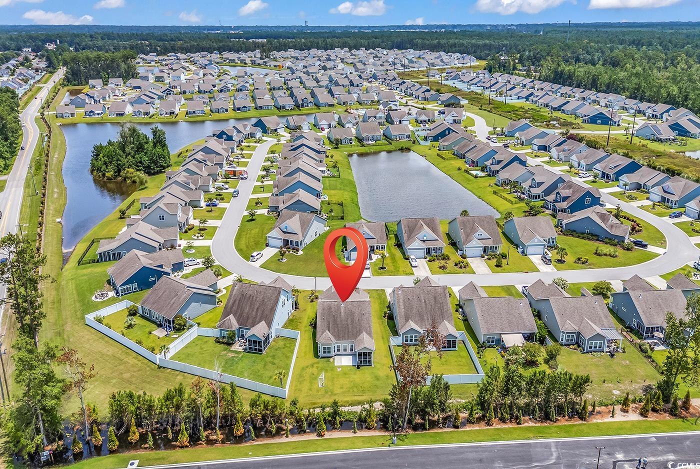 325 Cardita Loop Myrtle Beach, SC 29588 - Photo 38 of 39 Aerial perspective of suburban area featuring a la