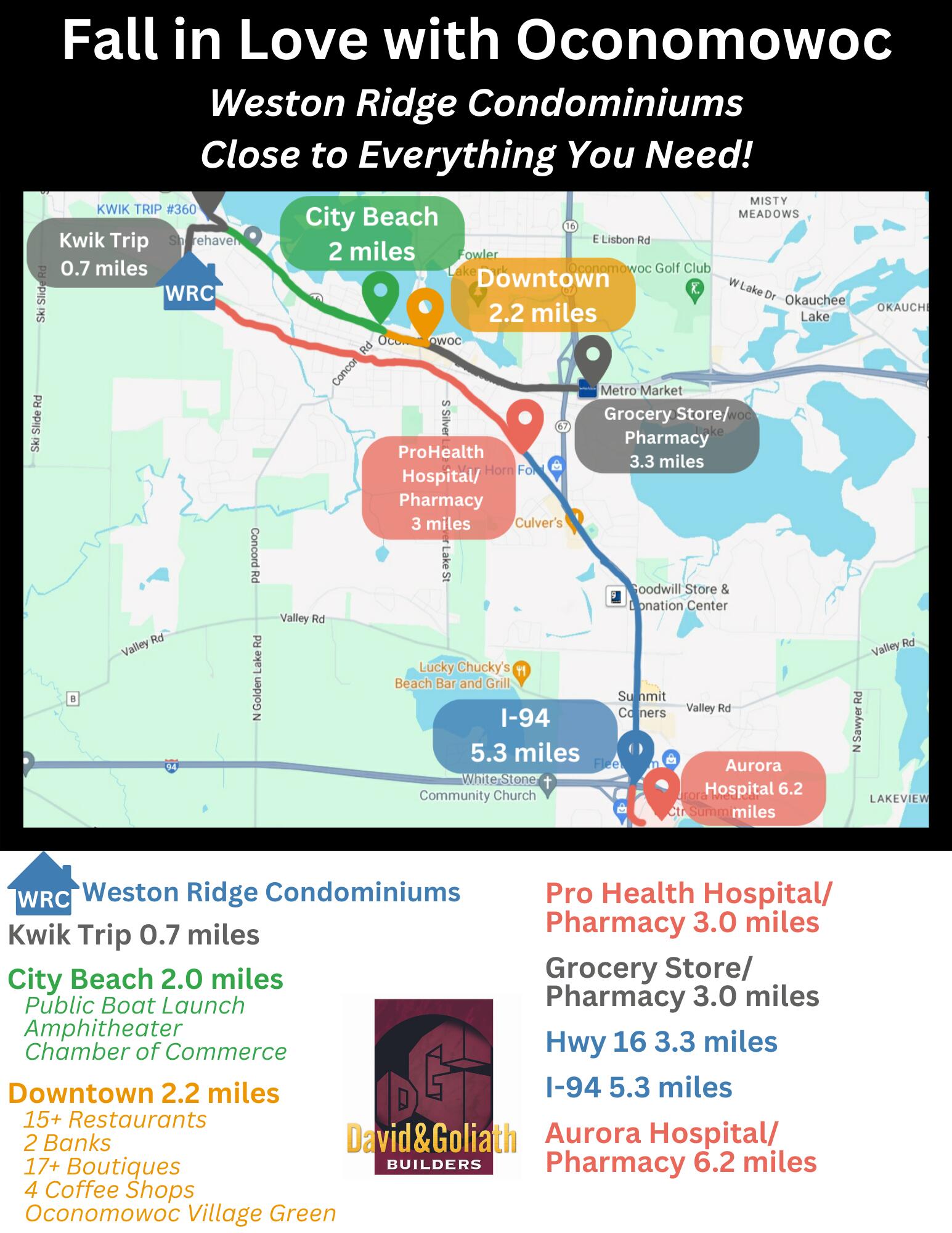 1538 Weston Rdg Road Oconomowoc, WI 53066 - Photo 20 of 21 Condo Map Brochure