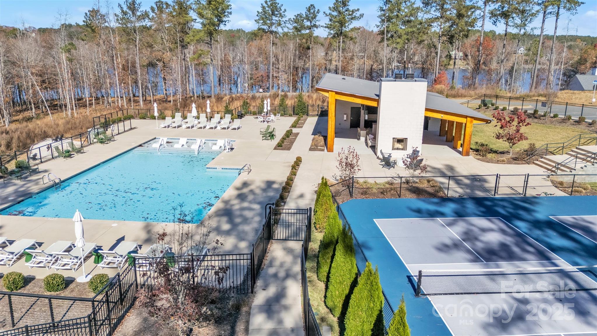 2242 Pikes Peak Ridge, Unit 159 Connelly Springs, NC 28612 - Photo 19 of 36 a view of backyard of the house