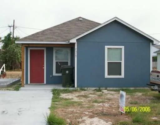 a backyard of a house