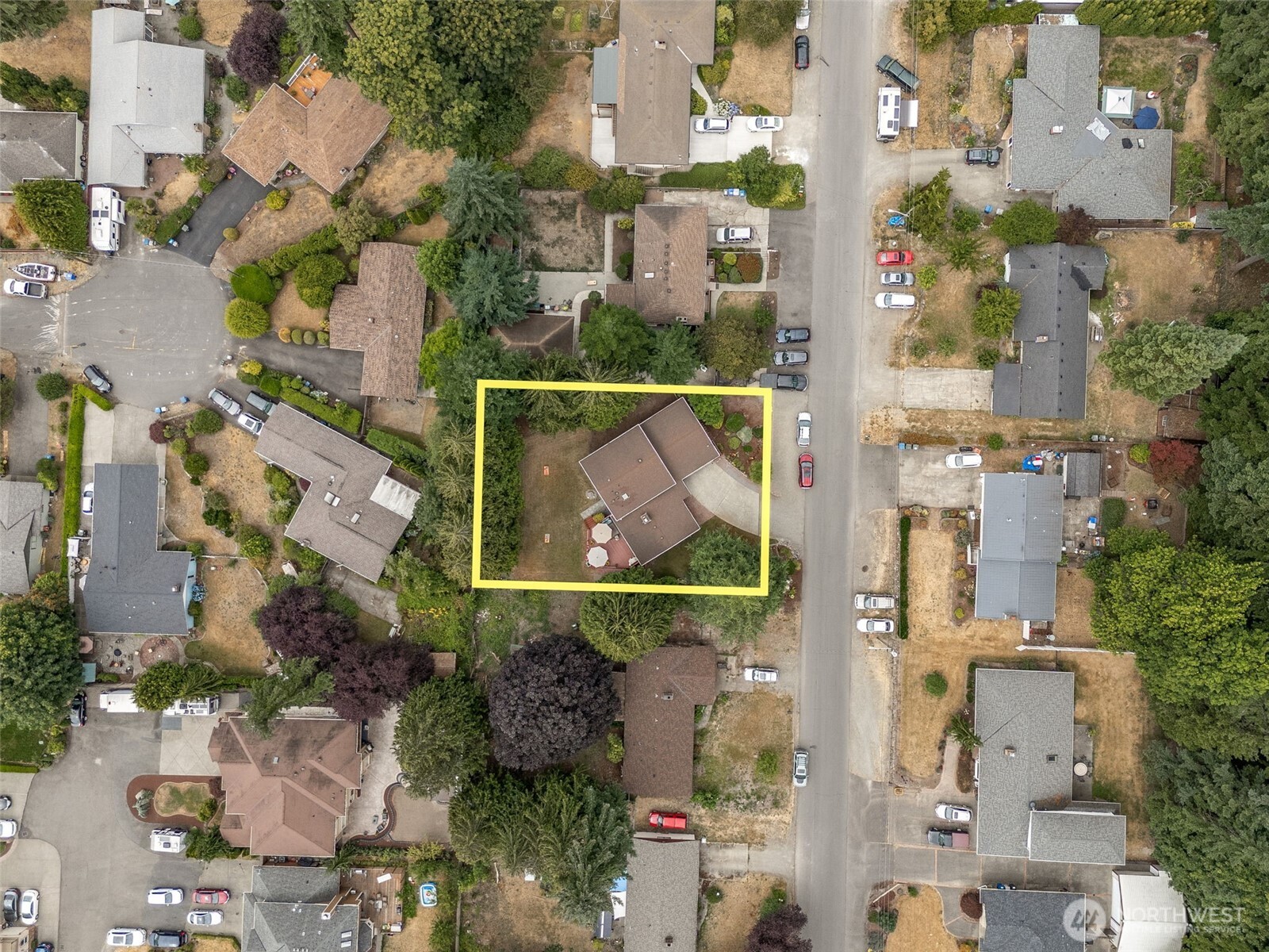 20623 98th Place South Kent, WA 98031 - Photo 33 of 37 an aerial view of residential houses with outdoor space