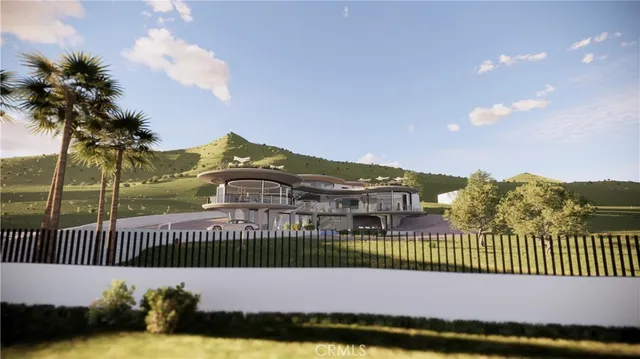 a view of a street from a balcony