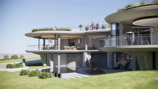 a view of a swimming pool with chairs