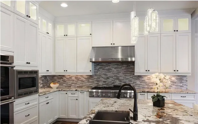 a living room with furniture fireplace and window