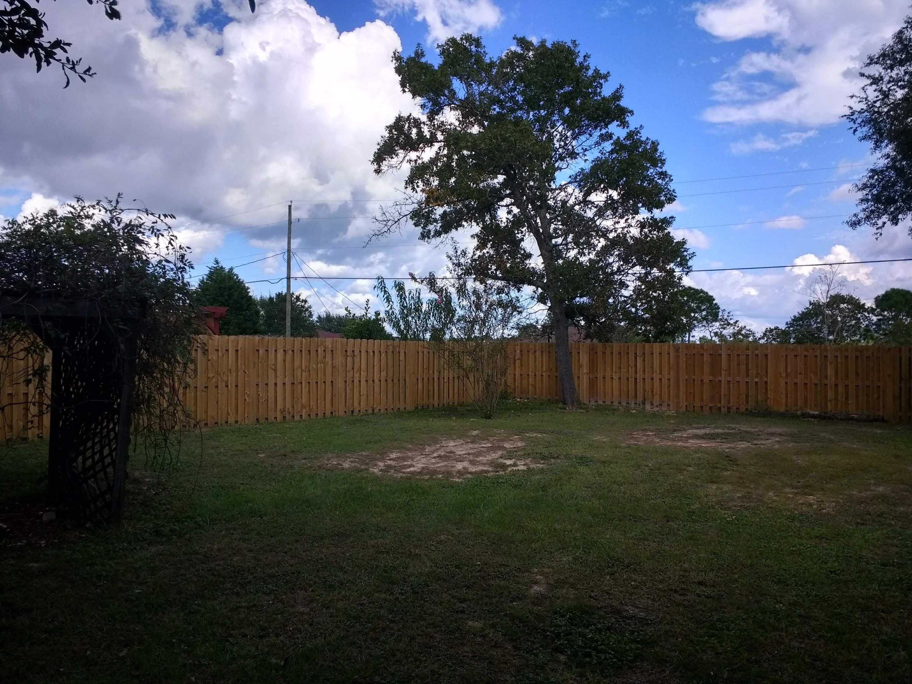 801 Cloverview Drive Crestview, FL 32536 - Photo 26 of 28 a backyard of a house with lots of green space