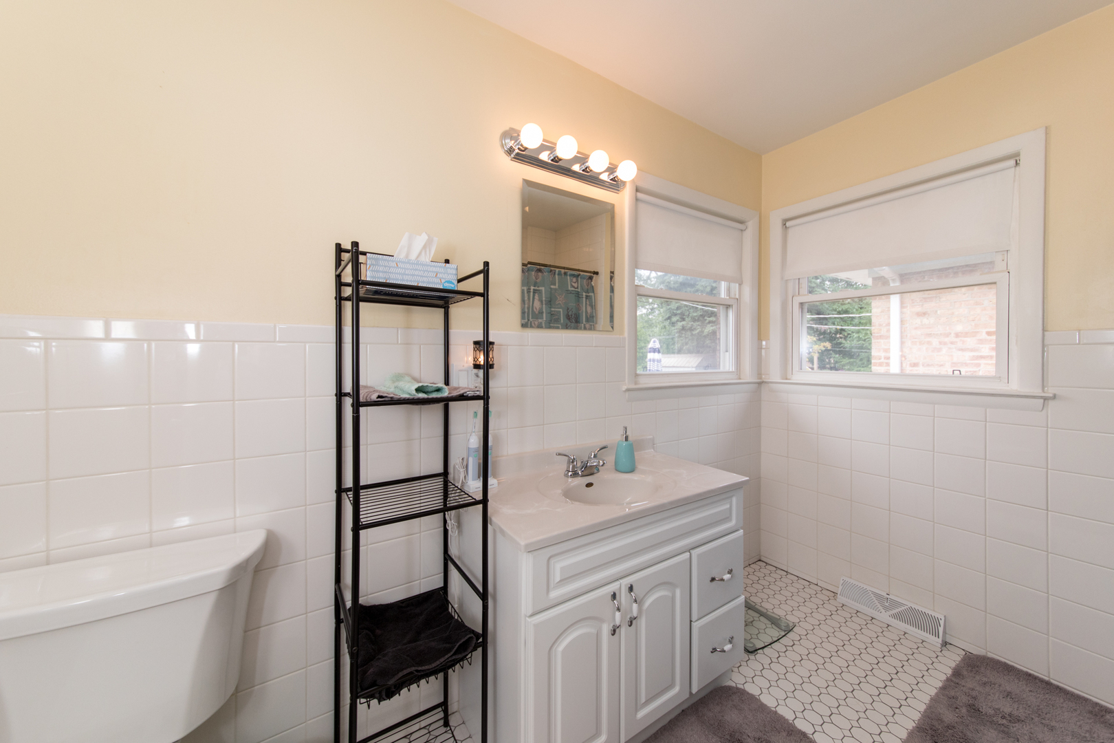 3749 Main Street Skokie, IL 60076 - Photo 11 of 17 a bathroom with a sink a toilet and shower