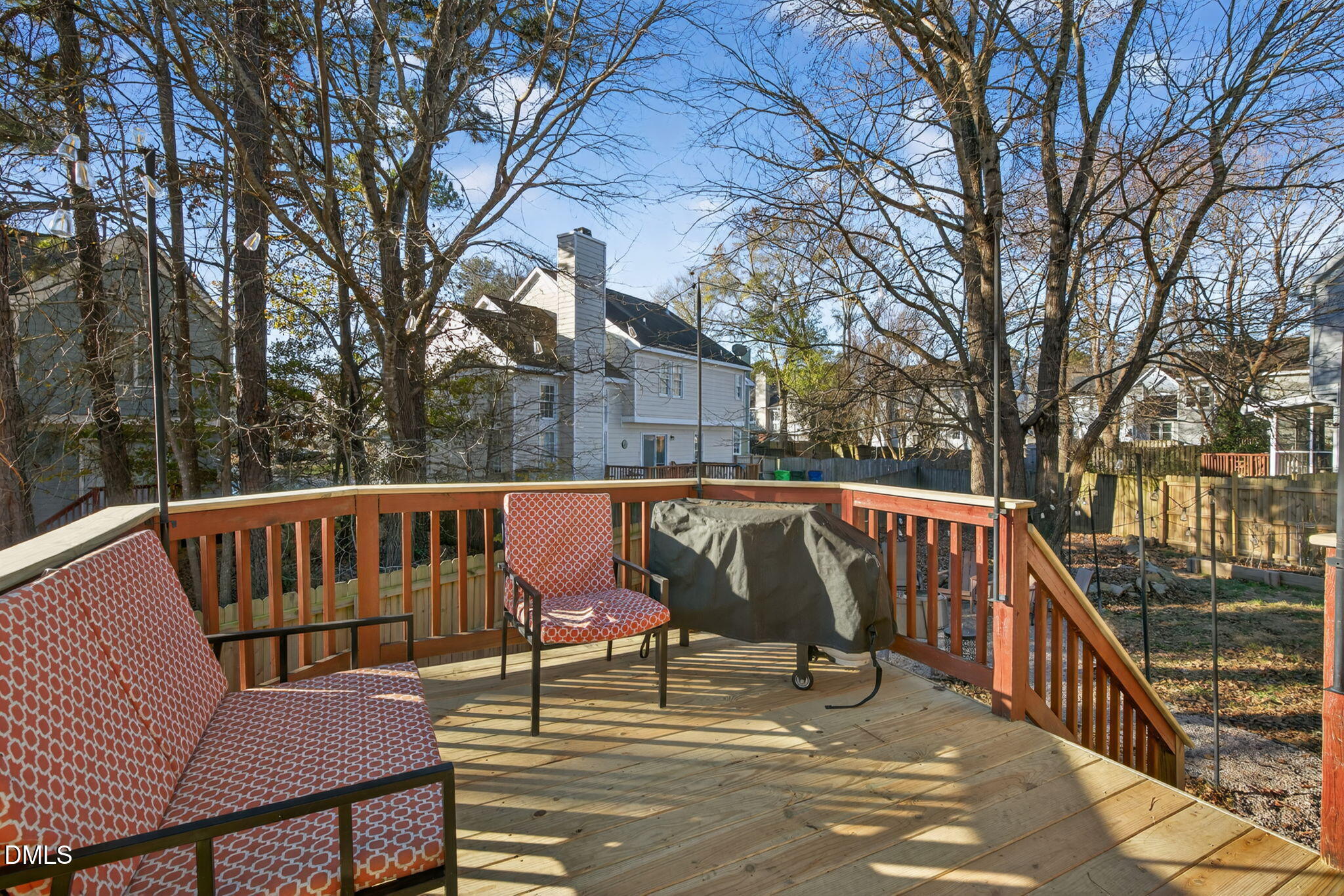 713 Marsh Grass Drive Raleigh, NC 27610 - Photo 20 of 41 a view of chairs in roof deck