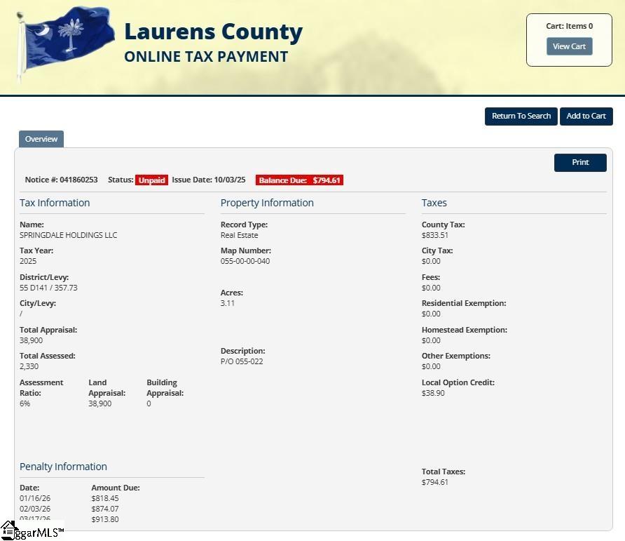 17530 South 101st Highway Gray Court, SC 29645 - Photo 6 of 6