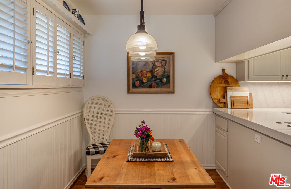 875 Hugo Reid Drive Arcadia, CA 91007 - Photo 18 of 53 a view of dining room with wooden floor windows and entryway