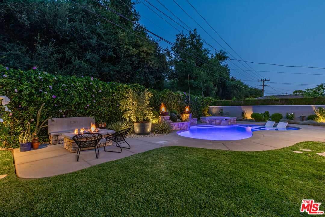 875 Hugo Reid Drive Arcadia, CA 91007 - Photo 49 of 53 an outdoor space with furniture and garden