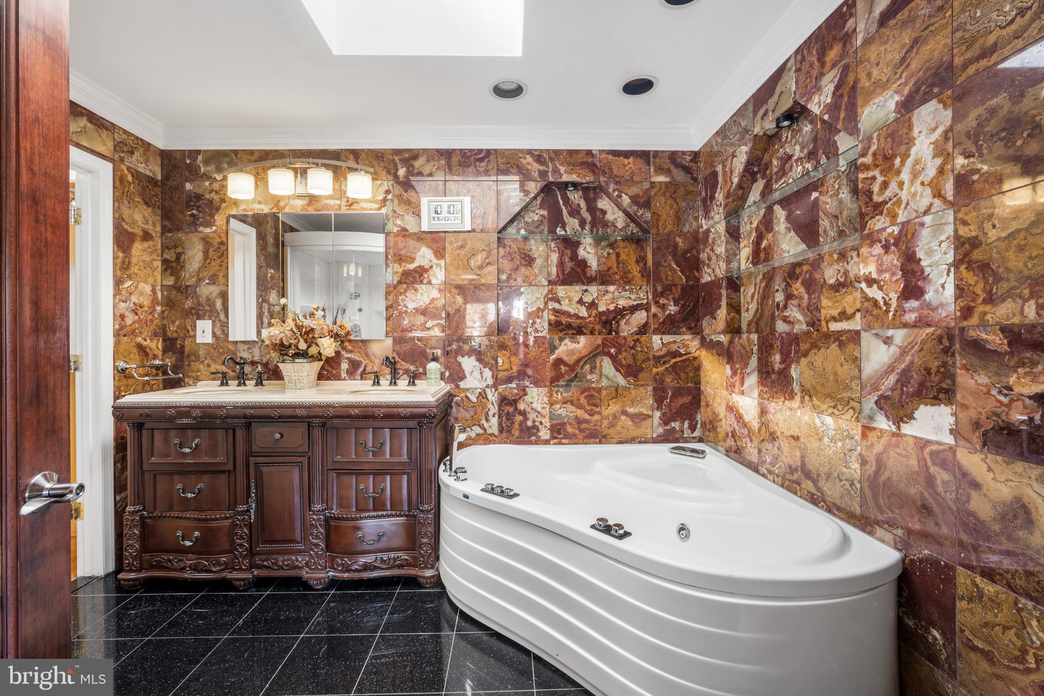4104 Tulare Drive Silver Spring, MD 20906 - Photo 23 of 49 Luxurious master bathroom with elegant stone