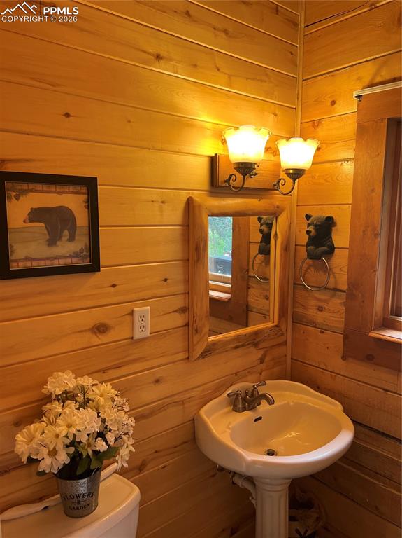 87 Thompson Road Gardner, CO 81040 - Photo 38 of 46 a bathroom with a sink and a mirror