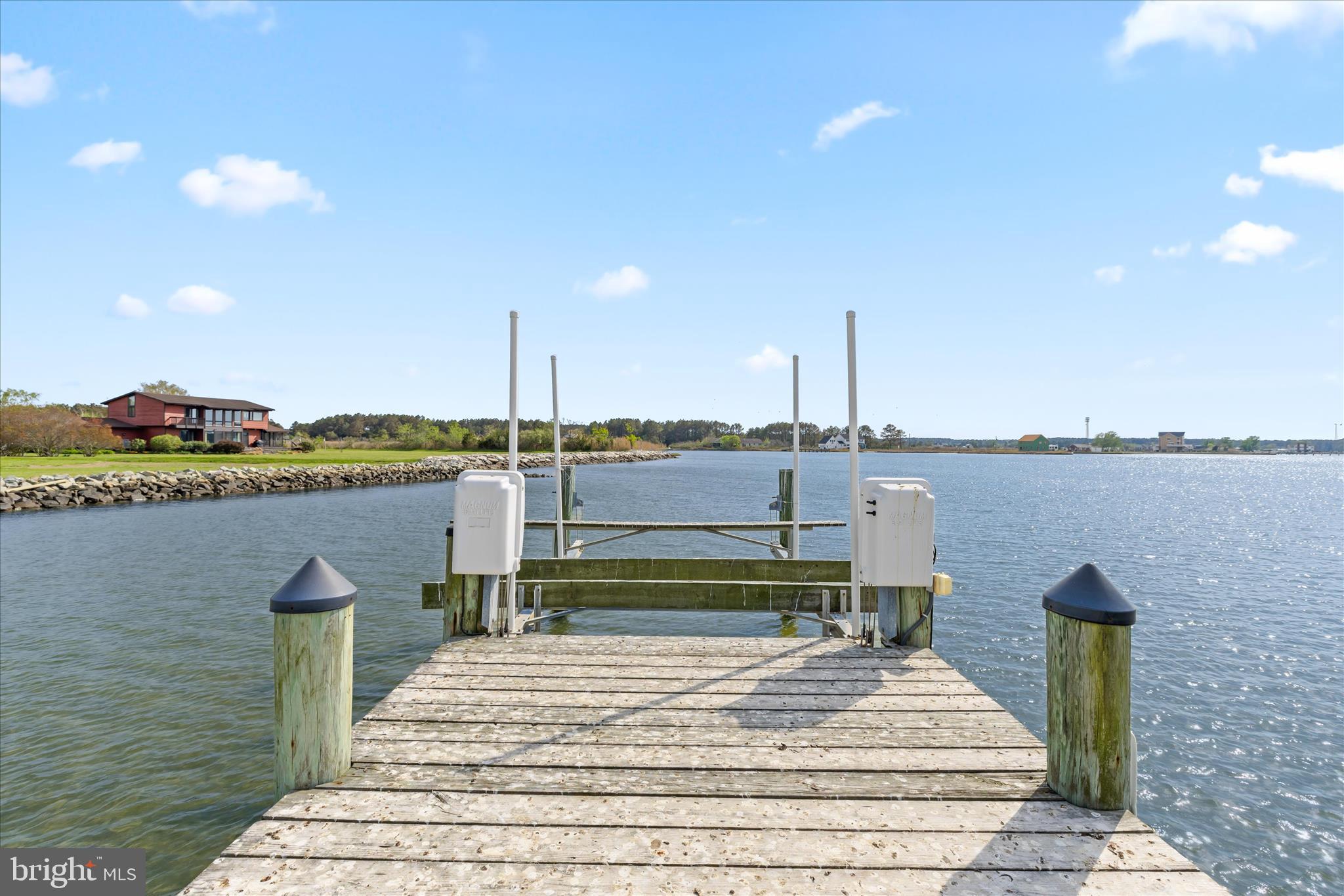 4808 Saltmarsh Lane Madison, MD 21648 - Photo 106 of 119 a view of a terrace with wooden floor and lake view