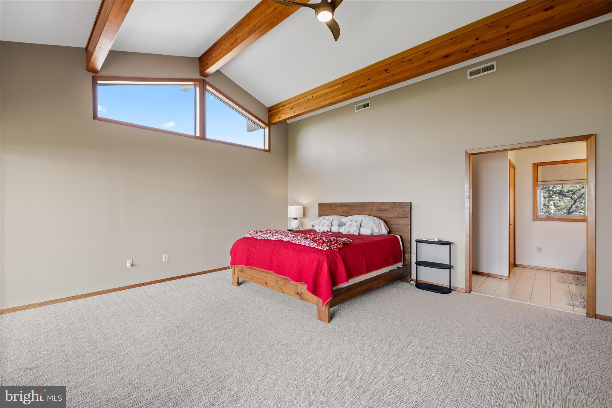 4808 Saltmarsh Lane Madison, MD 21648 - Photo 62 of 119 a bedroom with a bed and a night stand