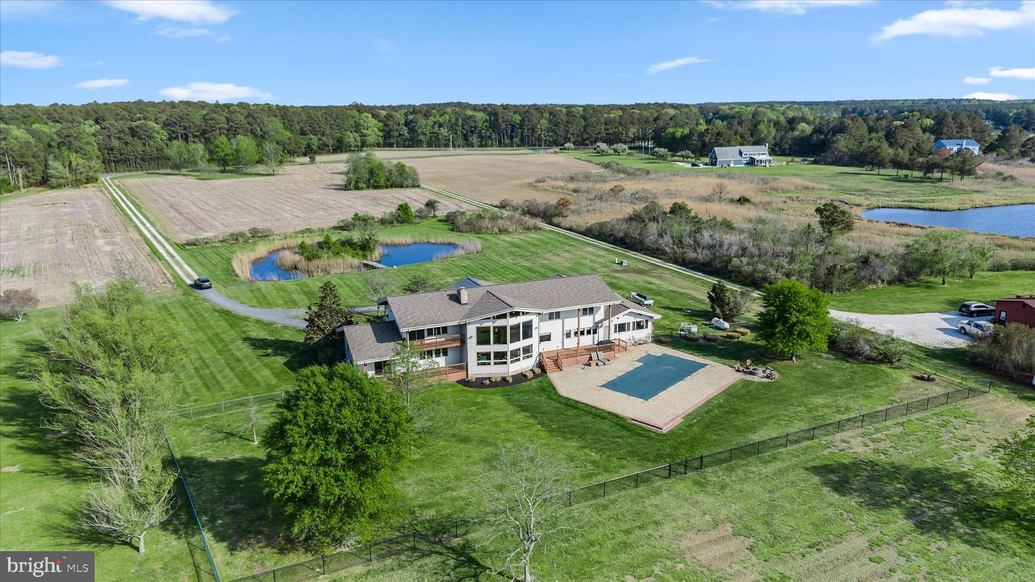 4808 Saltmarsh Lane Madison, MD 21648 - Photo 89 of 119 an aerial view of a house with outdoor space