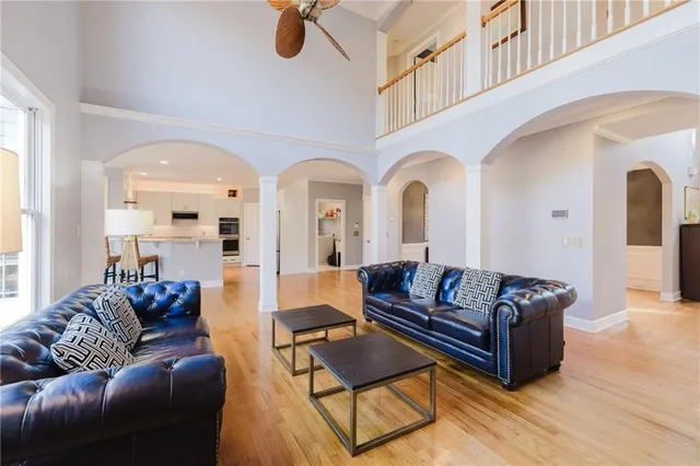a view of room with window and cabinet