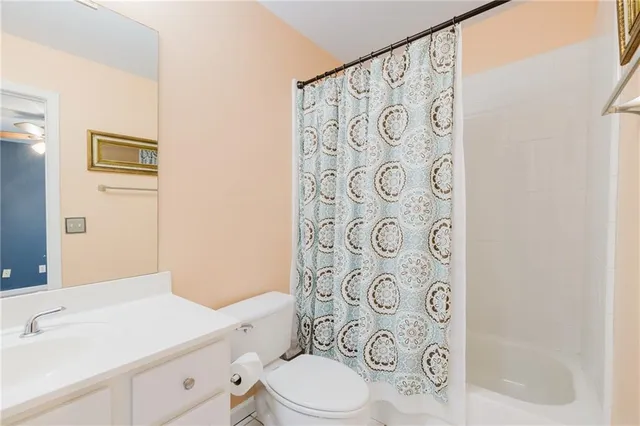 a aerial view of a house