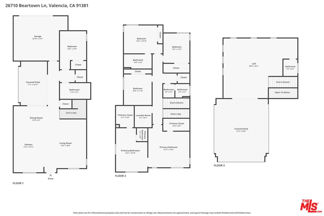 26710 Beartown Lane Stevenson Ranch, CA 91381 - Photo 17 of 21 a picture of a floor plan